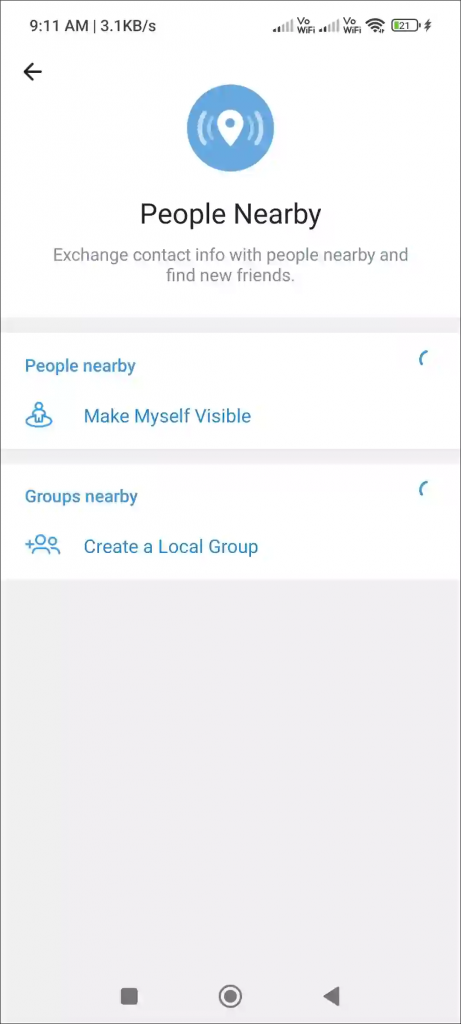 telegram people nearby feature