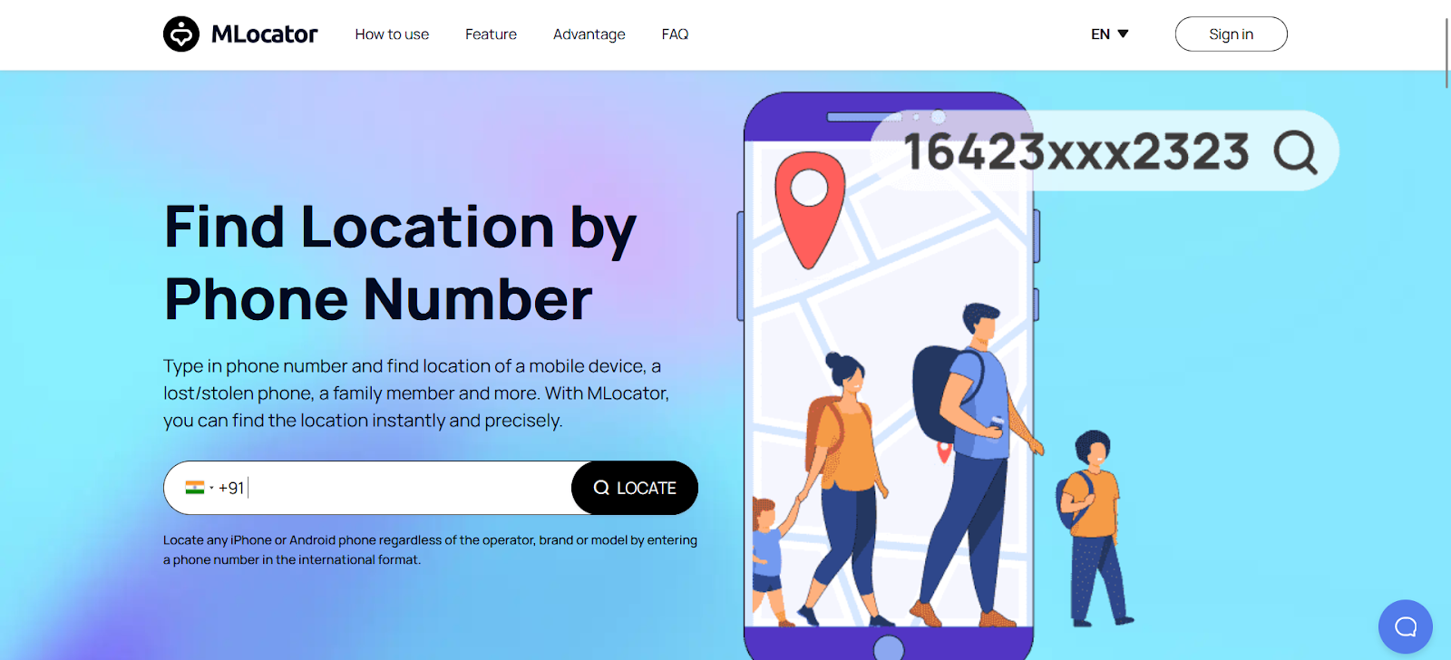 MLocator phone locator