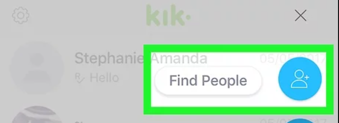 find people within kik