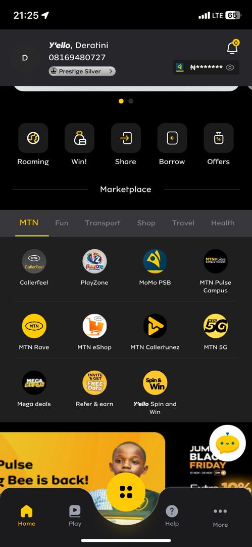 MTN Mobile app