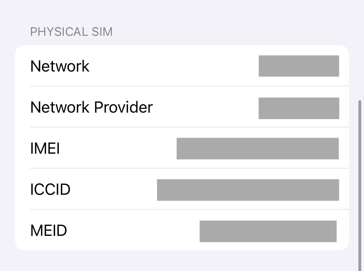 SIM Card Carrier Lookup