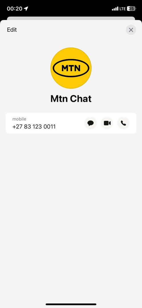 Open Whatsapp and go to the contact