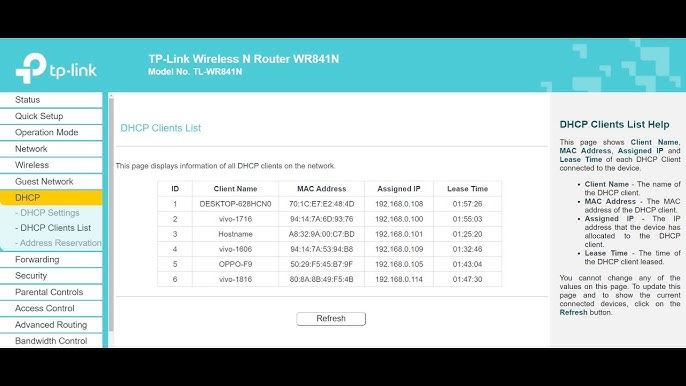 Check Your Router's Connected Devices List