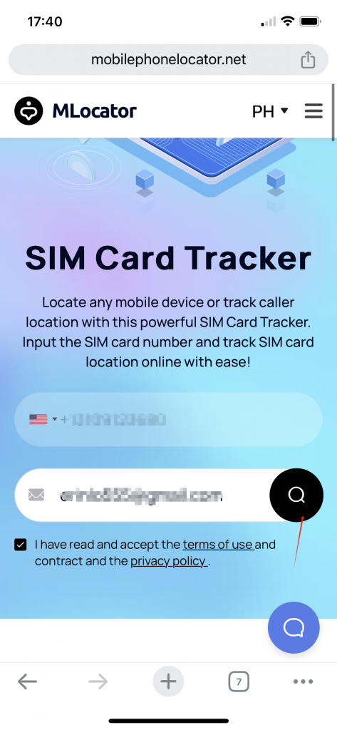 locate a sim card number online