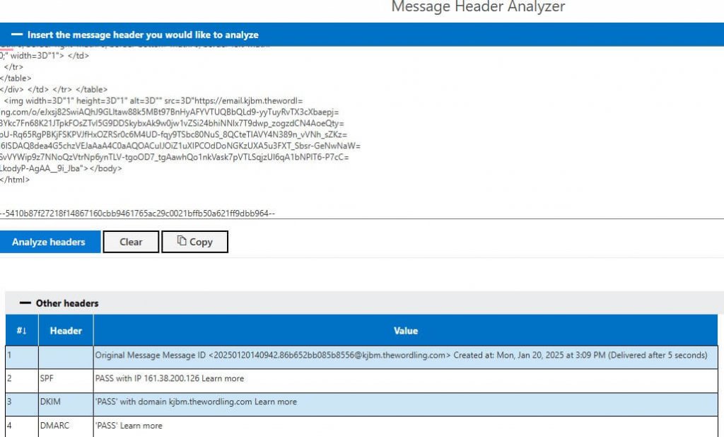 check ip address under spf headers