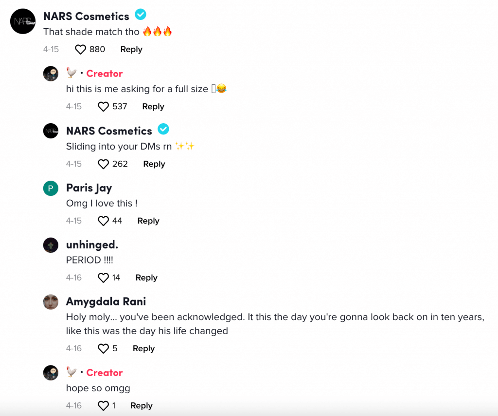 check tiktok comments