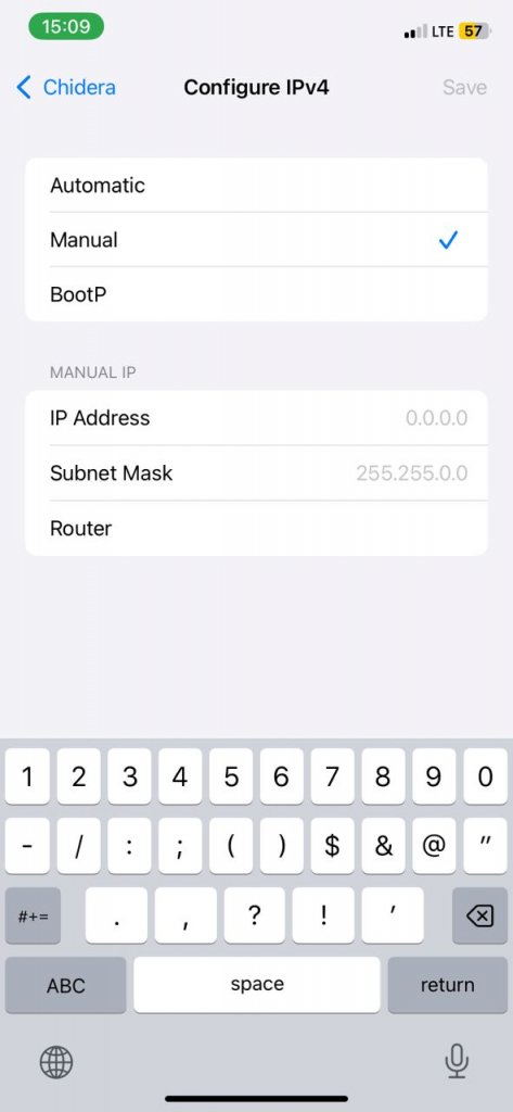 configure ipv4