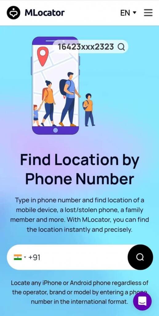 find location by phone number online