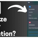 freeze your location on iphone