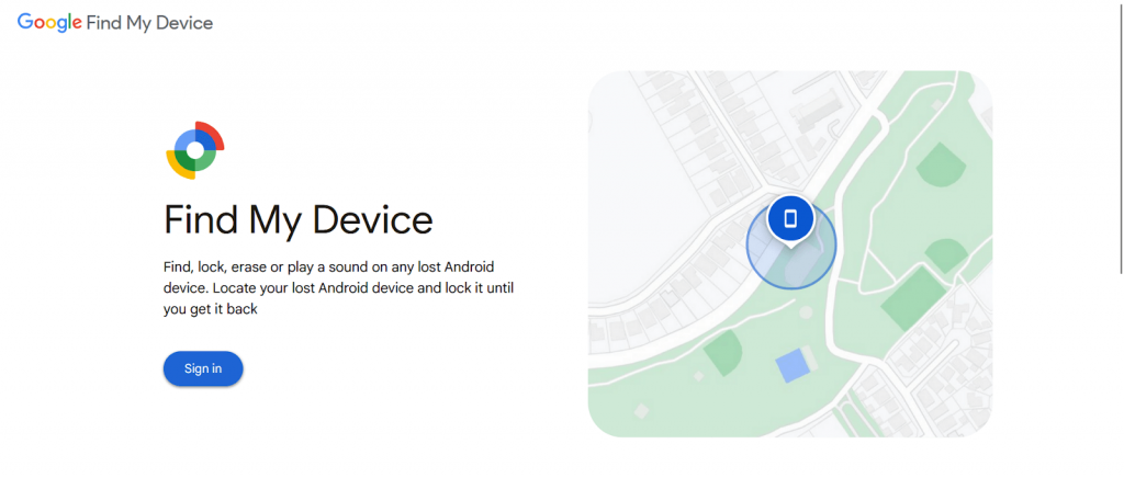 google find my device