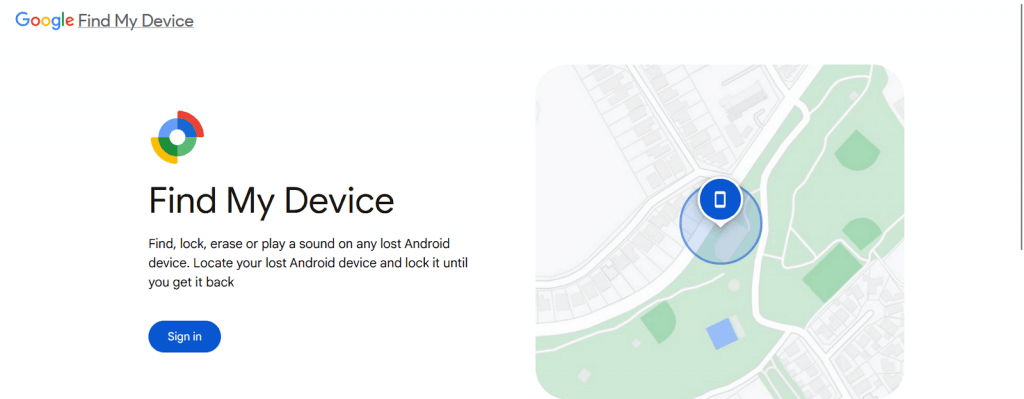 google find my device