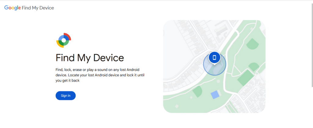 google find my device