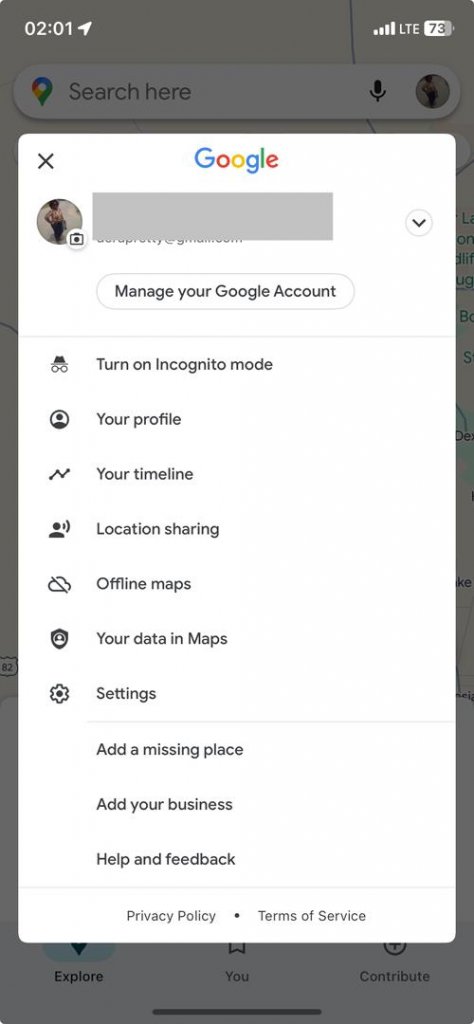 google maps avatar