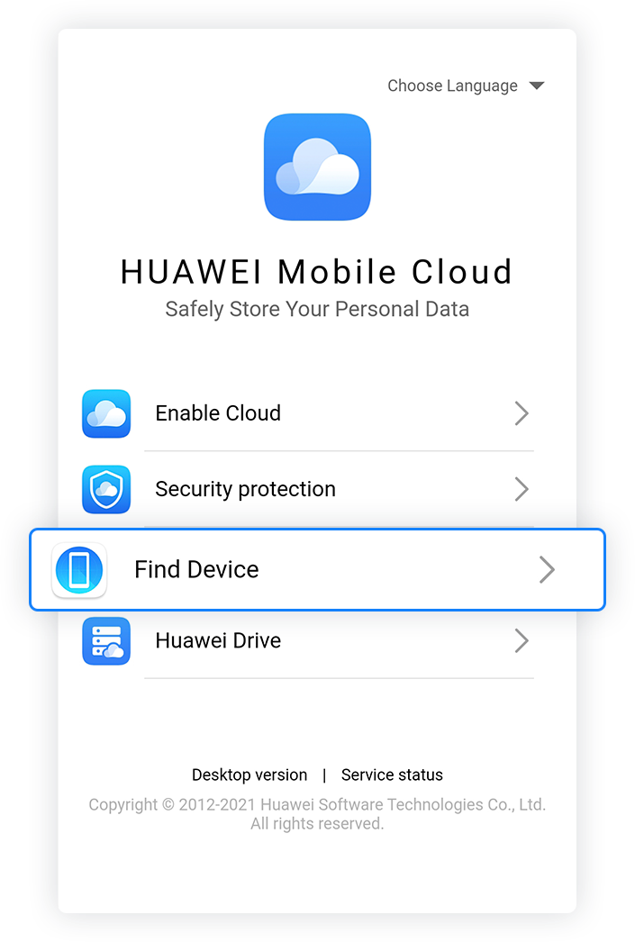 huawei mobile cloud