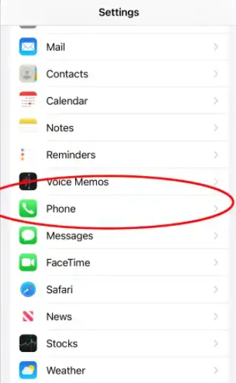 Navigate to the settings app on your iPhone