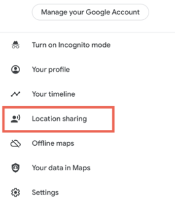 Google Location Sharing