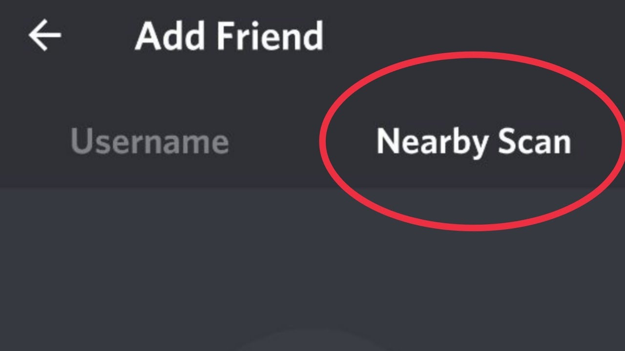 Use Discord Nearby Scan Feature