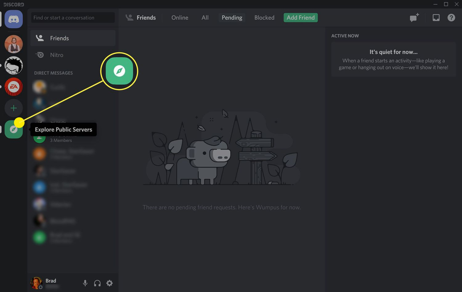 Find a Discord Account by Common Groups and Servers