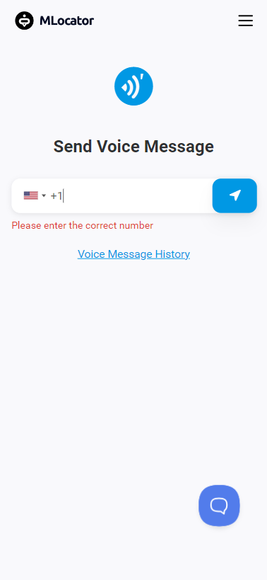 Enter the recipient’s phone number