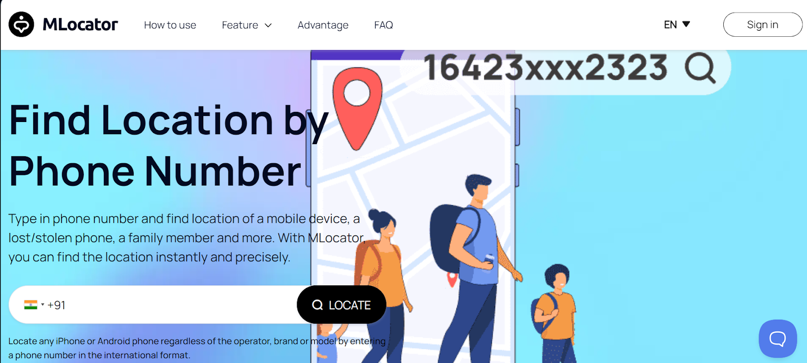 mlocator phone number tracker