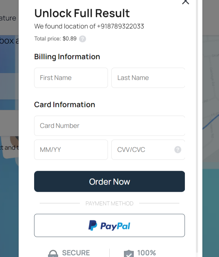 MLocator payment