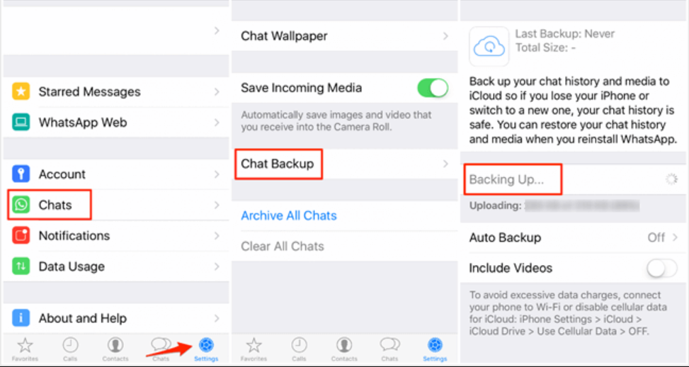 iCloud backup