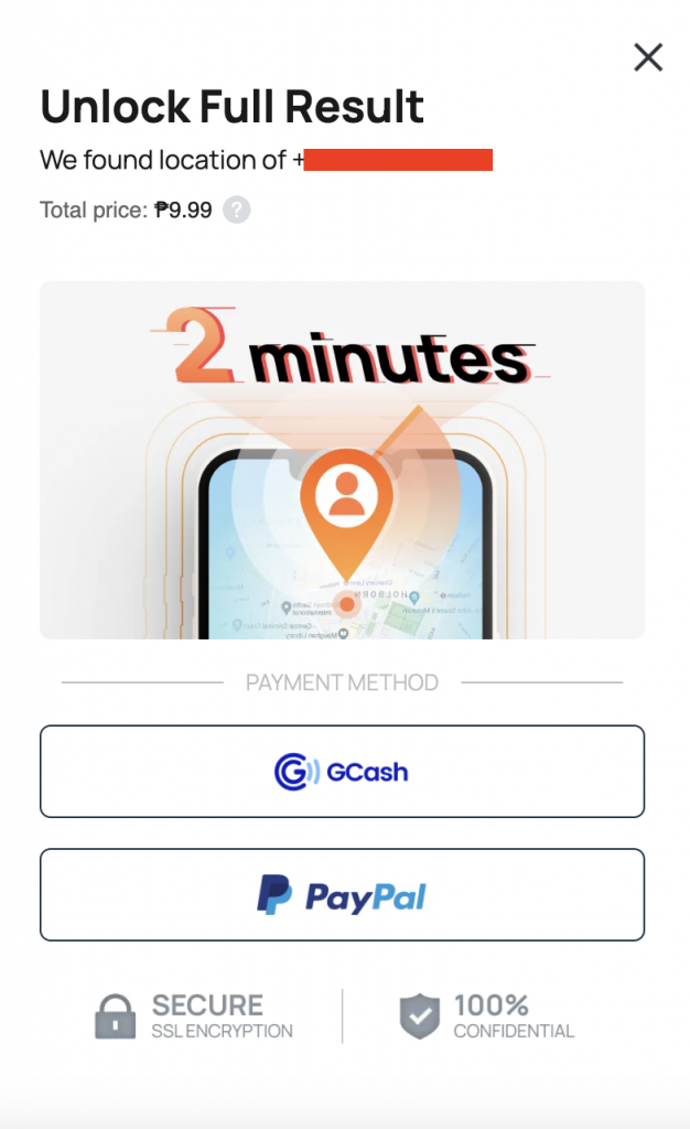 MLocator payment