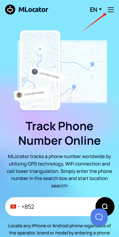 log in mlocator