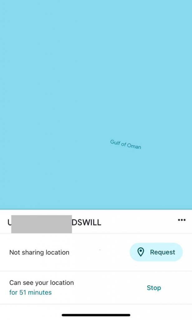 manually location sharing