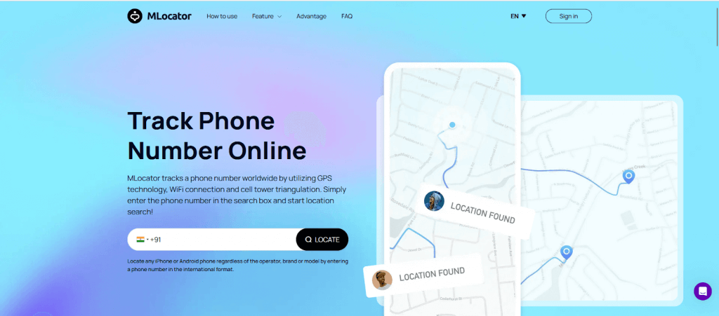 mlocator mobile number tracker