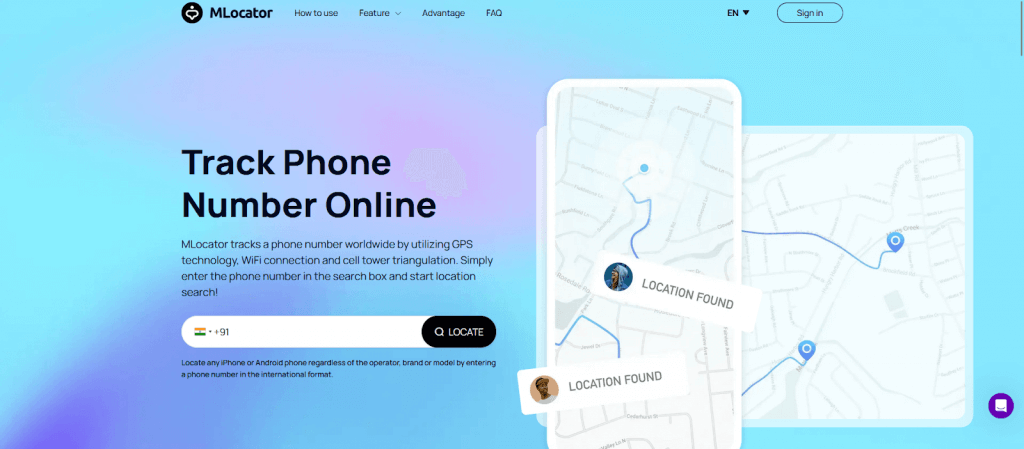 mlocator online phone number tracker