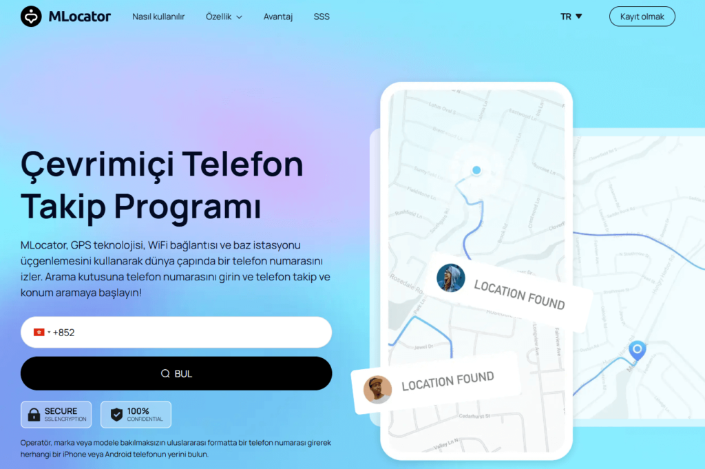 mlocator phone tracking without program