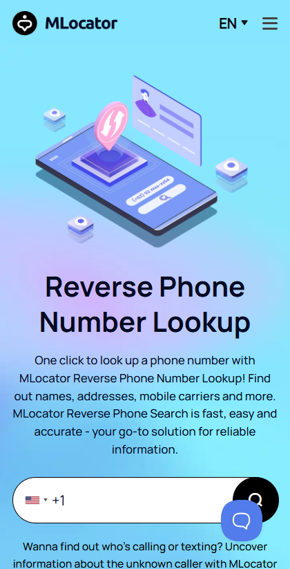 mlocator reverse phone number lookup