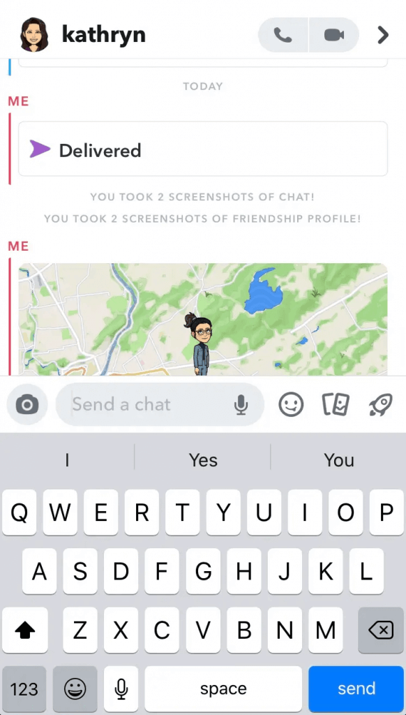 share location manually on snapchat