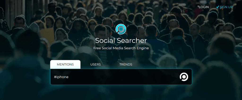 social searcher