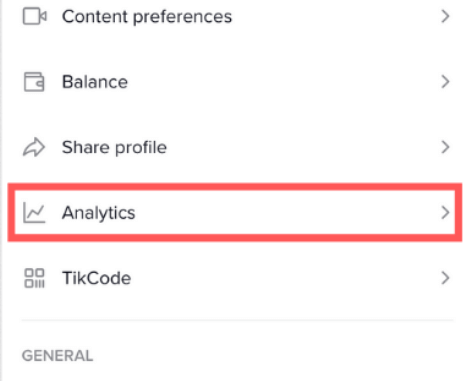 view tiktok analytics